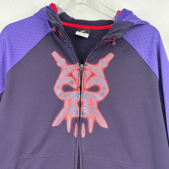 Nike Jacket Kobe Bryant Mamba Mens Size M Purple Hooded Full Zip Hoodie - Picture 2 of 11